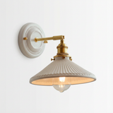 HyggeGlow | Væglampe Vintage – Keramik Messing E27
