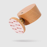 WoodGlow | Væglampe Minimalistisk - Træ Rund LED