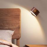 WoodGlow | Væglampe Minimalistisk - Træ Rund LED