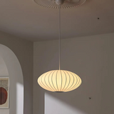 ZenGlow | Loftslampe Skandinavisk - LED Rund Tekstil