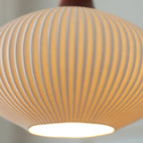ZenoraLight | Loftslampe Skandinavisk - Plisseret LED Keramik