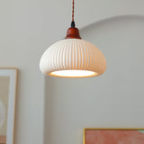 ZenoraLight | Loftslampe Skandinavisk - Plisseret LED Keramik