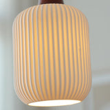 ZenoraLight | Loftslampe Skandinavisk - Plisseret LED Keramik