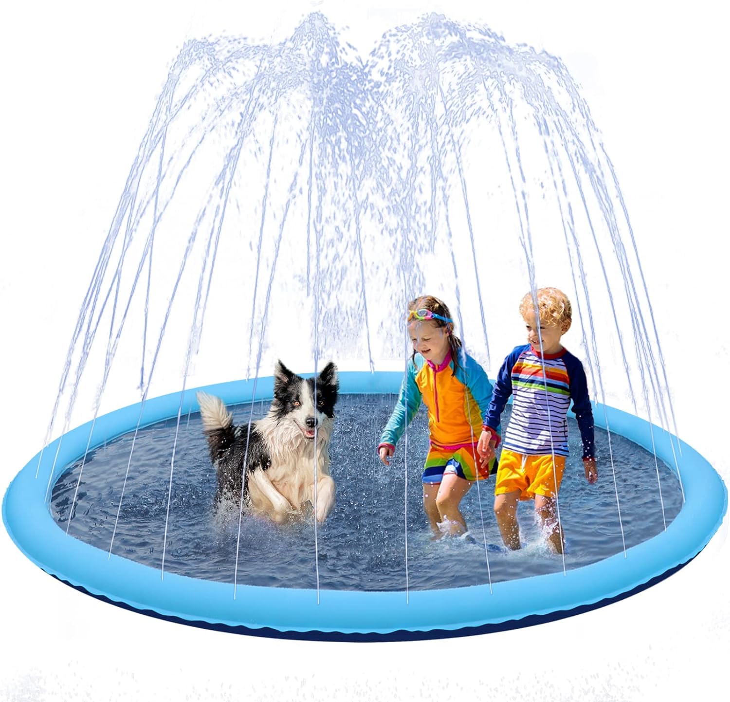 Sprinklermåtte til hunde i haven
